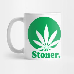 Stoner Pot Leaf Logo Mug